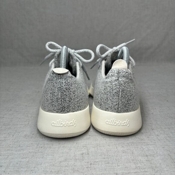 Allbirds Wool Runner Shoes Dapper Grey & Cream Wool Sustainably Made Women's 8‎ - Picture 5 of 10